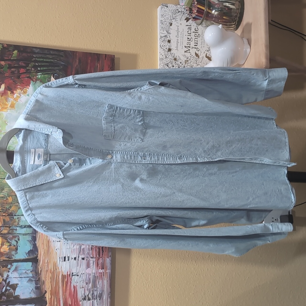 OLD NAVY XXL LIGHT DENIM SHIRT